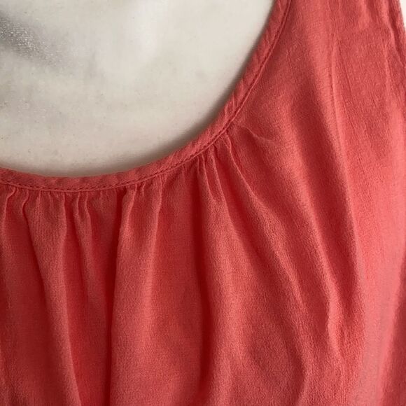 J Brand | Glowing Blossom Coral Flowy Tank | L - Picture 2 of 6